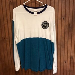 VS Pink Long Sleeve Bling Tee